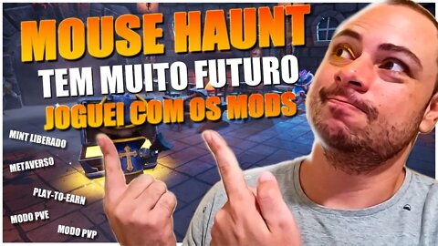 Joguei Mouse Haunt - Lançamentos: Mint; PVE; PVP; Staking e Nova Moeda