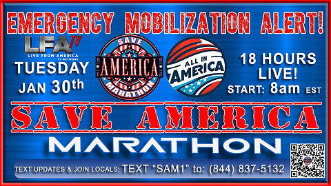 SAVE AMERICA MARATHON | The Santilli Report 1.30.24 1pm