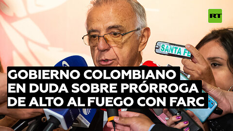 Gobierno colombiano duda de prórroga del alto al fuego con disidencias FARC