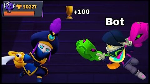 How I won with a BOT in Duo Showdown (Rank 35 Mortis) | Nulls Brawl