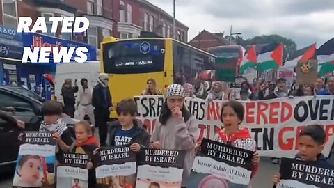 Manchester Sees Large Turnout for Pro-Palestine Demonstration