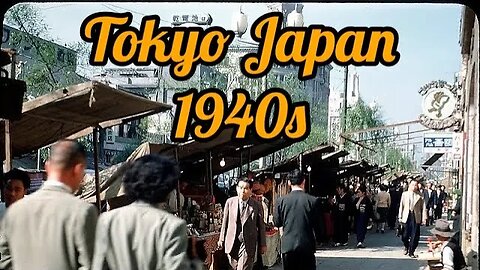 Tokyo Under American Occupation | Japan in the 1940's Color [東京都]