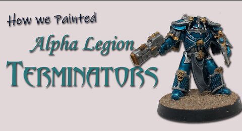 How to Paint Alpha Legion Lernaean Terminators