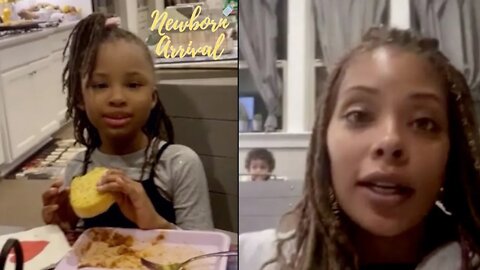 Eva Marcille Considers Making A TikTok During Dinner With The Kids! 💃🏾