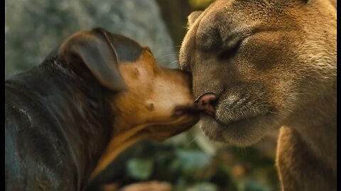 The Stray Cat Saved A Dog, And When It Grew Up, It Found Out That It Was A Cougar