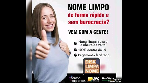 NOME LIMPO de forma rápida e sem burocracia! Dentro da lei...Instagram 👉@disklimpanome