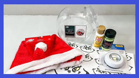 Adorable Grinch DIY || Using Dollar Tree Candy Jar || Just 1 Easy Craft