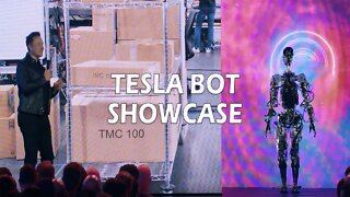 Elon Musk Reveals NEW Tesla Bot at Tesla AI Day 2022