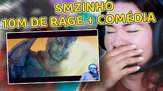 REACT - SMZINHO 10 MINUTO DE COMEDIA + RAGE