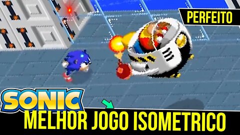 MELHOR jogo ISOMETRICO do SONIC - Sonic 3d Blitz