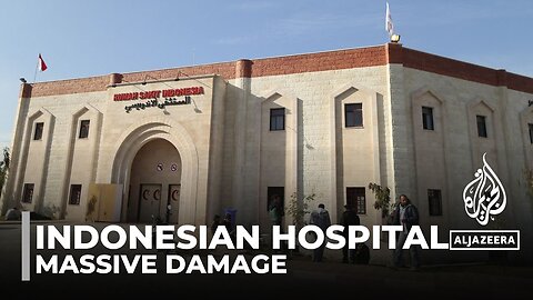 Indonesian hospital in ruin, massive damage to facility with patients trapped inside