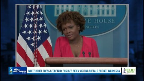 Peter Doocy asks new White House press secretary Karine Jean-Pierre why Biden went to Buffalo, but not Waukesha