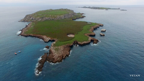 Marietas Islands, Puerto Vallarta, Aerial View of Hidden Beach