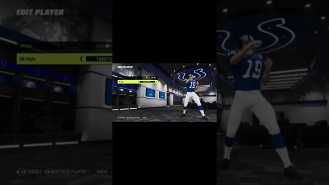 How To Make Johnny Unitas Madden 23 #shorts