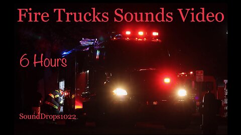 Cruise Through The Streets With 6 Hours Of Fire Truck Sounds Video