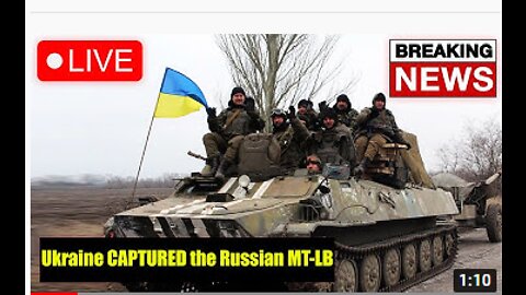 Ukrainian Soldiers CAPTURED the Russian MT-LB Armored Unit Carrier