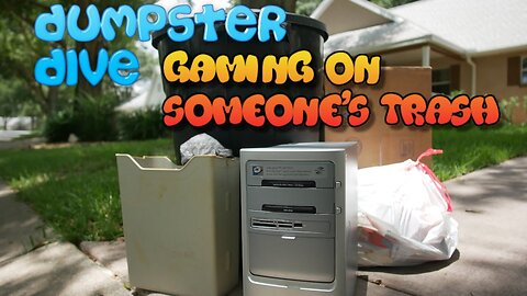 Dumpster Dive! Restoring a trashed PC into a Windows XP Gaming Rig! Playing Abandonware Games