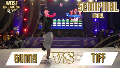 BGIRL SUNNY VS BGIRL TIFF | SEMIFINAL | WDSF PAN AMERICAN BREAKING CHILE 2023