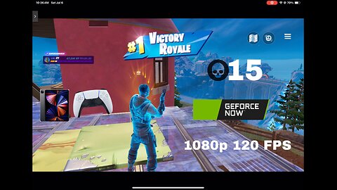 15 kill solo win (Fortnite mobile with controller🎮/geforcenow/chpter5s4/1080p 120 FPS/FULL GAMEPLAY)