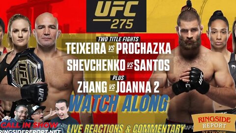 UFC 275: Teixeira vs. Prochazka Watch Along Live Stream (replay)