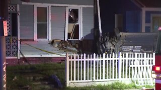 Car slams into Madison Avenue house