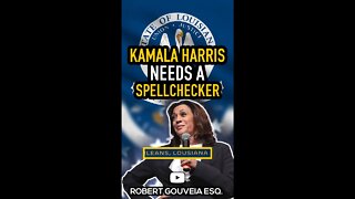 Kamala Harris needs a Spellchecker #shorts