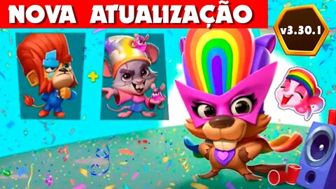 NOVA ATUALIZAÇÃO 3.30.1 | NOVAS SKINS NOVOS EMOTES E CORREÇÃO DE BUGS ZOOBA: Jogo de Batalha Animal