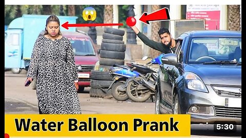 Water balloon prank