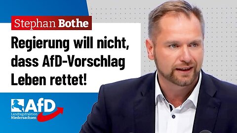 Regierung will nicht, dass AfD-Vorschlag Leben rettet! – Stephan Bothe (AfD)🙈🐑🐑🐑 COV ID1984