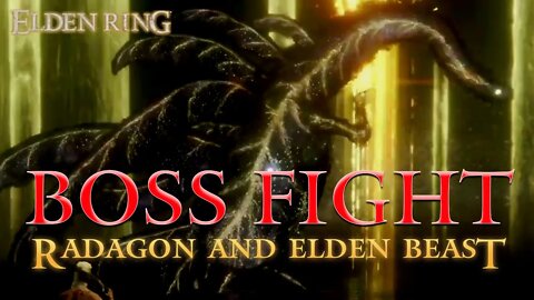 Elden Ring Radagon and Elden Beast Boss Fight (Final Elden Ring Boss with Ending!)