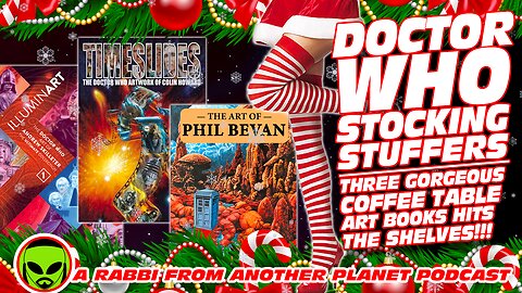 Doctor Who Stocking Stuffers!!! Art Books!