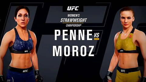 EA Sports UFC 3 Gameplay Maryna Moroz vs Jessica Penne