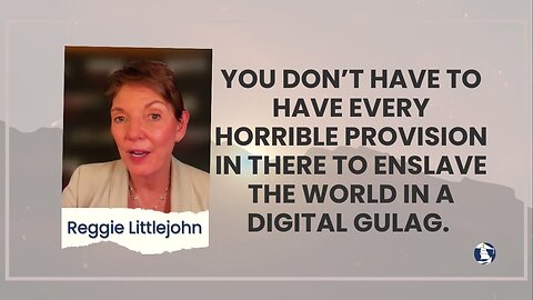 You don’t have to have every horrible provision in there to enslave the world in a digital gulag.