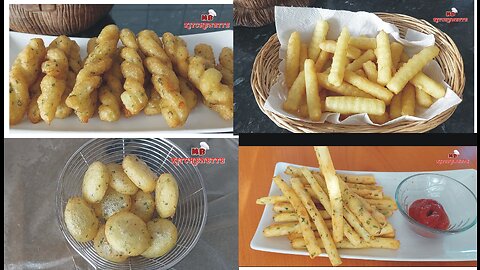 6 Amazing Potato Fries Recipe : Crispy and Crunchy Potato Fries to Enjoy!! | Healthy and yummy