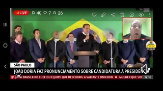 Assista: Dória calças apertadas desiste e Bolsonaro ganhará no primeiro turno