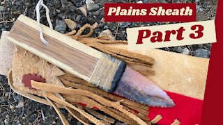 Making A Plains Indian Knife Sheath (Part 3 of 4)