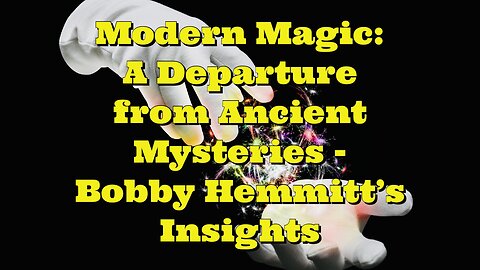 Bobby Hemmitt: Magic