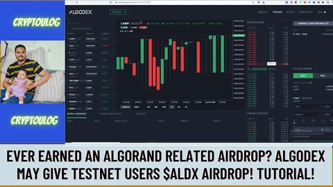 Ever Earned An Algorand Related Airdrop? Algodex May Give Testnet Users $ALDX Airdrop! Tutorial!