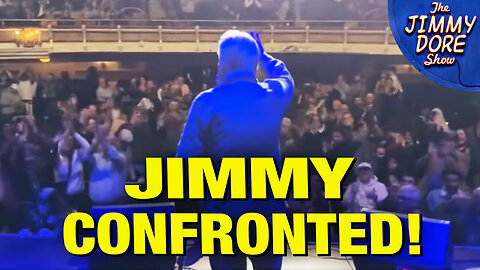 Heckler CONFRONTS Jimmy Dore Over Gaza Genocide & Ukraine N@zis!