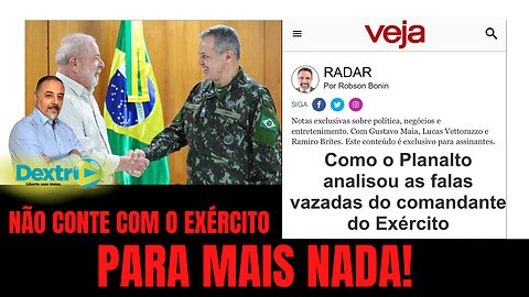 NÃO CONTE COM O EXÉRCITO PARA MAIS NADA