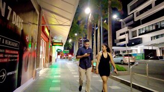 Night Walk Through Surfers PARADISE in Gold Coast || QLD