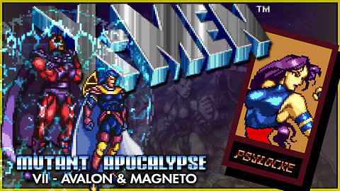 X-Men: Mutant Apocalypse (SNES). Avalon and Magneto (Psylocke)