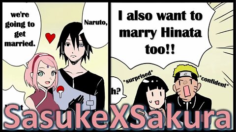 Wedding of 4?! - Sakura and Sasuke [SasuSaku] Doujinshi [English] [HD]