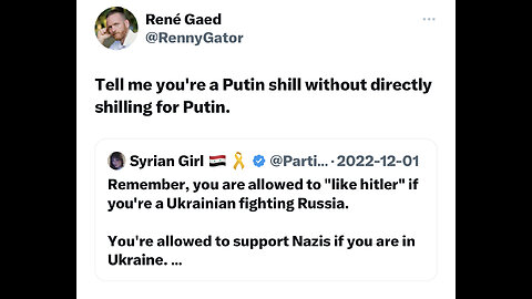 (mirror) Syrian Partisan Girl is a Putin shill --- Renegade Broadcasting