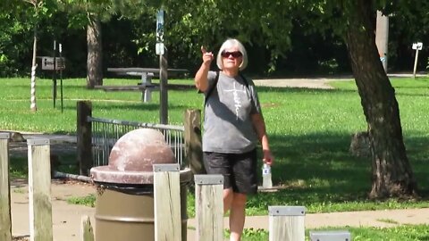 I&M Canal tow path in LaSalle, Illinois - Walk With Me, Steve Martin, and my good wife Laurie!