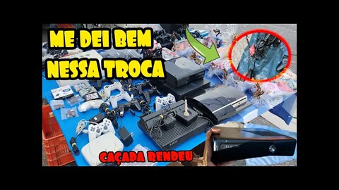 CAÇADA GAMER NA FEIRA DO ROLO / Gastei Pouco! Mas rendeu MUITO, Controle de PS4