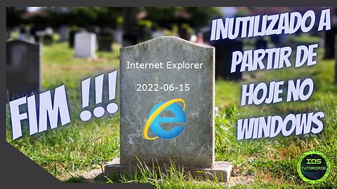 🚨Internet Explorer será inutilizado a partir de hoje no Windows.🚨