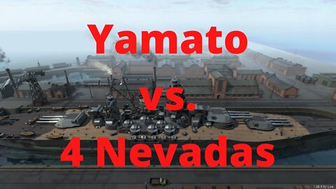 Yamato vs. 4 Nevadas