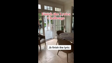 Finish The Lyrics Challenge