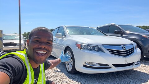 LOOK WHAT I FOUND AT COPART! *A RARE ACURA RLX* YOU DON'T SEE THESE OFTEN!